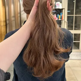 ロング カラー じゅわっと暖色カラー 🍊Moemiのヘアスタイル