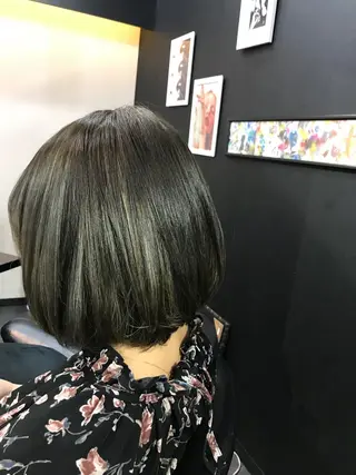 ミディアム カラー ハイライト/髪質改善 ans/黒木 和大のヘアスタイル