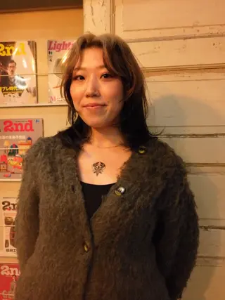 ミディアム カラー 口コミ高評価/パーマ Tetsu【テツ】のヘアスタイル