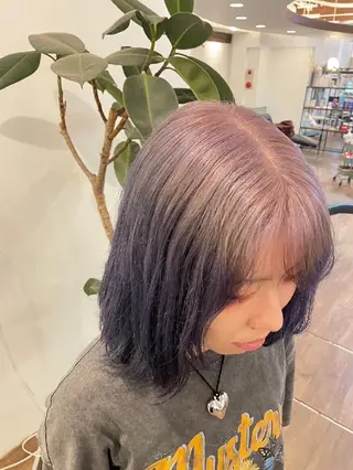 カラー 束感まつぱ🥑🤍 NATUKI🤍のマツエク・マツパデザイン