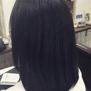 ミディアム カラー パーマ 金崎 新吾のヘアスタイル