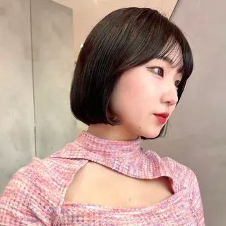 ショート Misaki /ボブ/縮毛矯正のヘアスタイル
