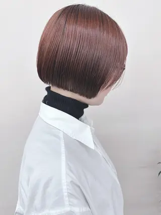 ショート 小顔ボブ/お悩み解決 /ボブパーマ/とういのヘアスタイル