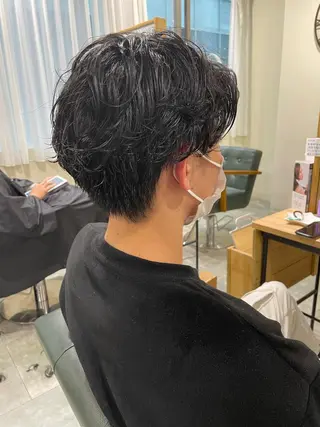 パーマ メンズ Tink　天神店所属・今村賢治/メンズ/ レイヤー✨艶カラーのヘアスタイル