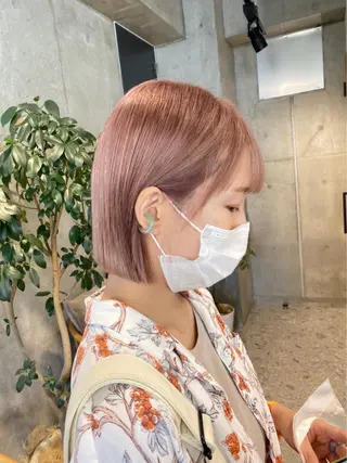 カラー ﾃﾞｻﾞｲﾝｶﾗｰ 🤍ｼﾉﾌﾞ🤍のヘアスタイル