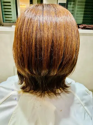ミディアム マンツーマン施術 ISSHIKIのヘアスタイル