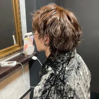 ショート カラー メンズ Ala.所属・ ︎︎ 寧音のヘアスタイル