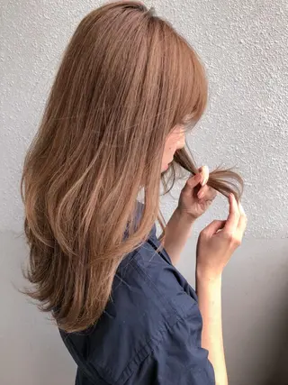 セミロング カラー 【1日2名様限定】 AFLOAT白川雄副のヘアスタイル