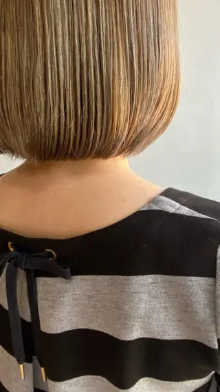 ショート カラー 🪐SOURCE 塚口　シマブクロ🪐のヘアスタイル