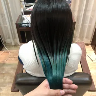 ミディアム カラー 大阪長居🌱野見山 卓也のヘアスタイル