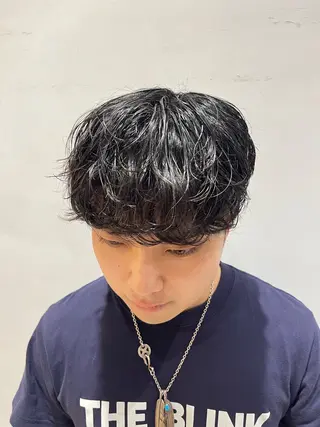 ショート パーマ メンズ 🟦メンズ特化🟦 たかしま　あさひのヘアスタイル