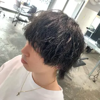 ショート カラー パーマ メンズ メンズ特化美容師/ 藤戸 椋のヘアスタイル