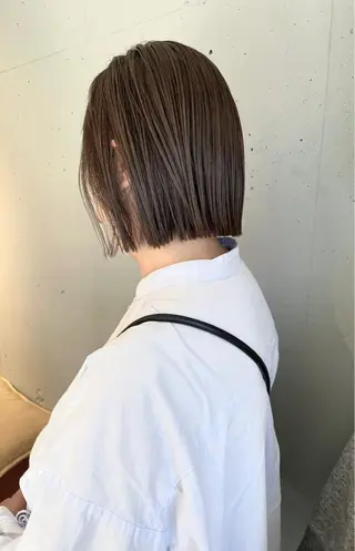 ミディアム カラー ZOA classic hair所属・東 みのりのヘアスタイル