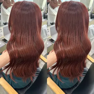 ロング 縮毛矯正/髪質改善/ レイヤー代々木/木下のヘアスタイル