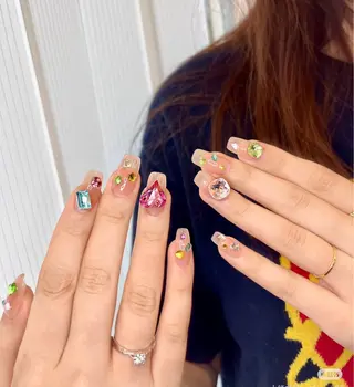 ミディアム めぐみのネイルサロン 惠のネイルデザイン