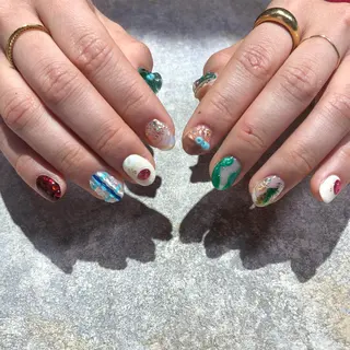 ネイル Nes.Nail所属・Miyagi Asamiのネイルデザイン