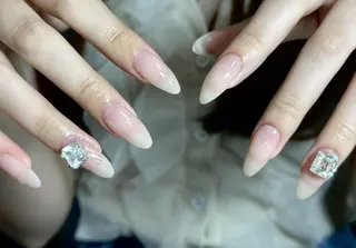 ネイル By moonネイル 🌷ワンホン/韓国風のネイルデザイン