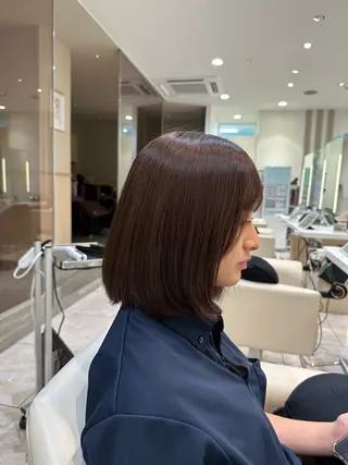 セミロング カラー 波巻パーマ/毛流れ パーマ☘️りゅうせいのヘアスタイル