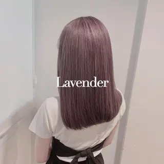 ロング カラー ヘアアレンジ 韓国レイヤー🕊️ 柔らかベージュ🧸のヘアスタイル