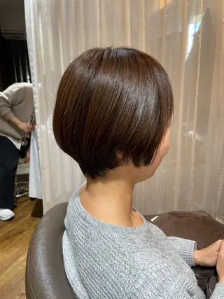 ショート カラー 似合わせカット得意 仁井亮のヘアスタイル