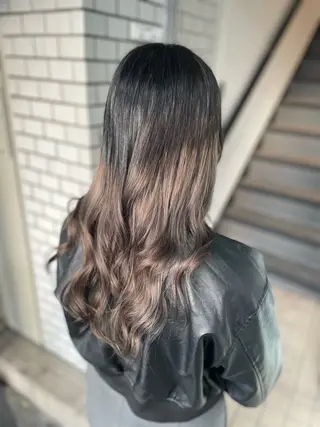 セミロング カラー 野崎/カラー特化 /天王寺のヘアスタイル
