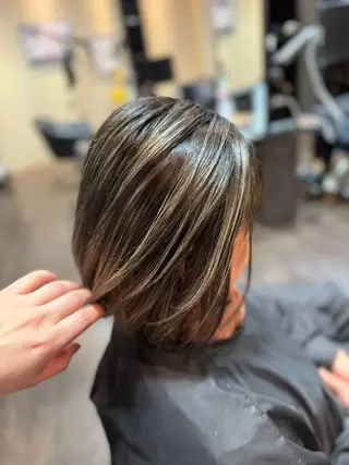 カラー アトランティス羽倉崎所属・新垣 智大のヘアスタイル