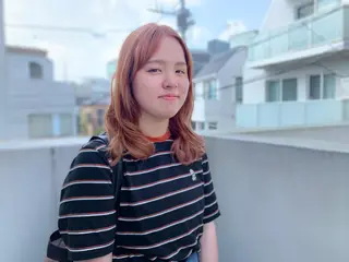 ミディアム カラー タカハシ ハヤトのヘアスタイル