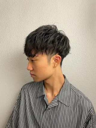 ショート パーマ さくま 佐久間のヘアスタイル