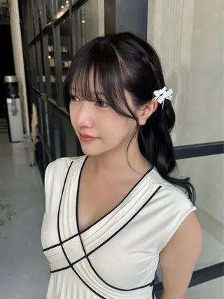 カラー MaisonHALU 松浦光咲のヘアスタイル