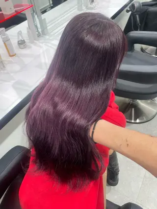 ロング カラー エフェクトブリーチ／ レイヤーカット／翔のヘアスタイル