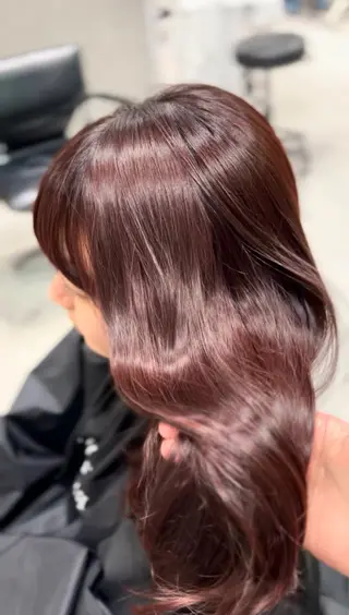 セミロング RAF TOKYO 薬院店所属・福岡【髪質改善】 艶カラー/ MIHOのヘアスタイル