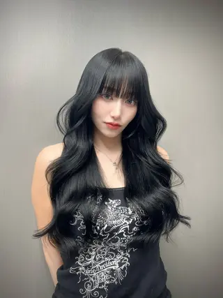 ロング 堤 翔平のヘアスタイル