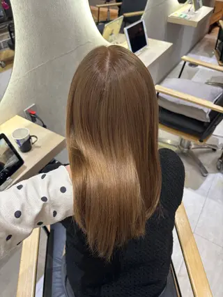 セミロング Zina天神/ nozomiのヘアスタイル