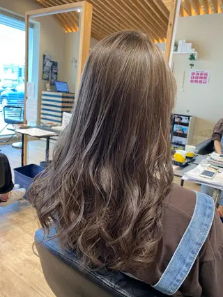 ロング カラー 関口 友行のヘアスタイル