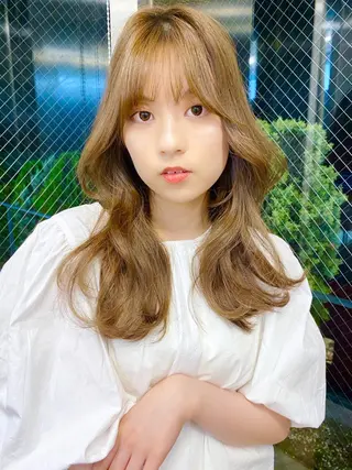 ロング カラー 🥣 hashi 🛋️のヘアスタイル