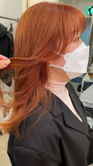 カラー 🍃marina🍃 韓国ヘア/Aujuaのヘアスタイル