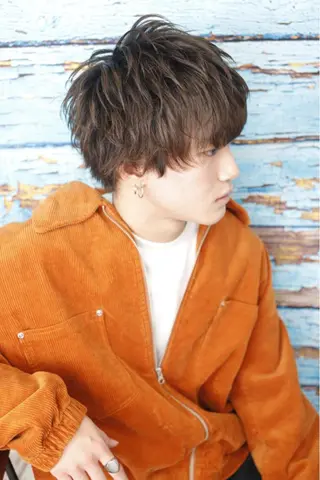 ショート カラー メンズ 佐藤 魁人のヘアスタイル