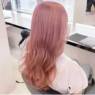 カラー RIKO👼🏻💓 韓国ガーリーのヘアスタイル