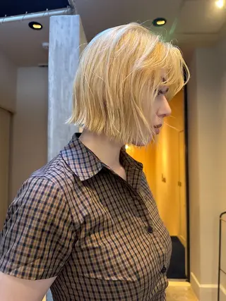 ショート StylingBub所属・HARU／ボブ カットモデル天神大名のヘアスタイル