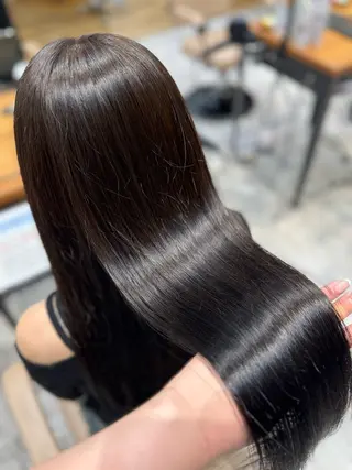 ロング カラー 新宿透明感カラー 髪質改善/吉川怜奈のヘアスタイル