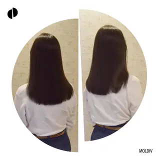 セミロング カラー ✨縮毛矯正✨髪質改善 ナカシマ ユミのヘアスタイル