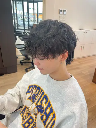 ショート パーマ メンズ 🔥スパイラル特化 🔥しょうたのヘアスタイル