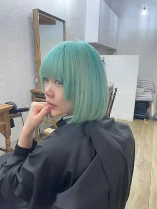 ミディアム カラー SHO 👻原宿 /艶カラーのヘアスタイル