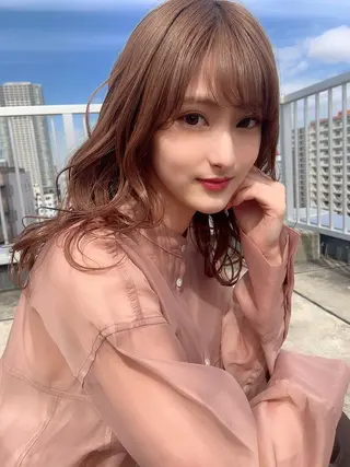 セミロング 🤍透明感/韓国風 🤍サクラギヒトミのヘアスタイル