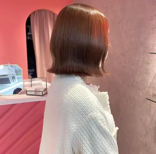 莉乃/縮毛矯正/髪質 改善/艶カラーのヘアスタイル