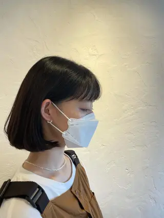 ミディアム 蓮沼 今日子のヘアスタイル