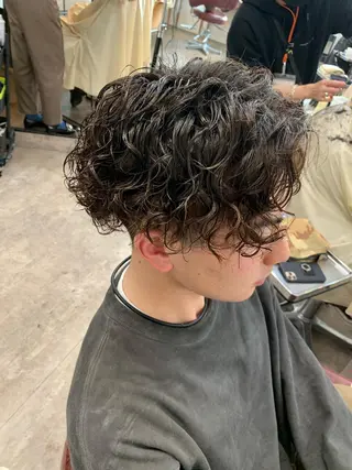 ショート パーマ メンズ パーマ美容師 /小泉賢徒のヘアスタイル