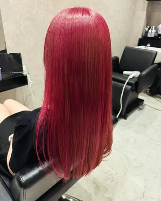 ロング カラー 韓国ヘアー🦄ྀི オタク美容師🌈山本のヘアスタイル