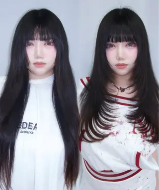 ロング 土方 通世のヘアスタイル