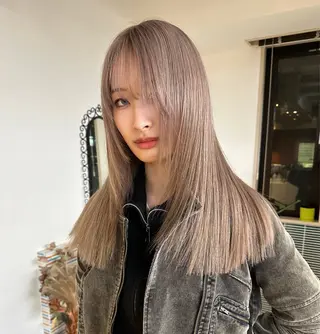 ロング カラー ブリーチ矯正/ ブリーチ特化mikaのヘアスタイル